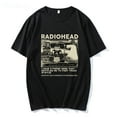 thumbnail image 1 of Radiohead Inspired Vintage Graphic Cotton-Blend T-Shirt - Unisex Oversized Short Sleeve Summer, 1 of 5
