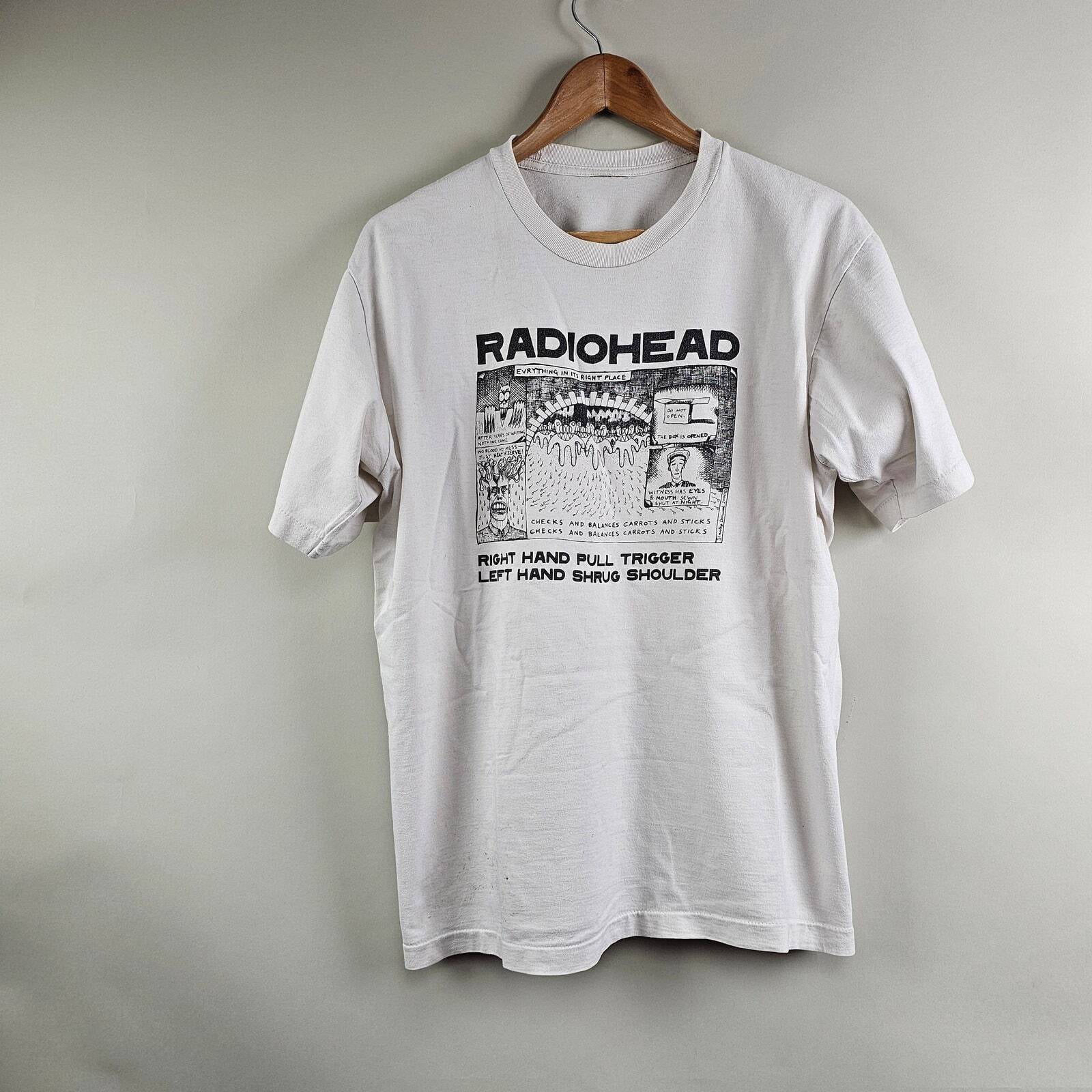 Radiohead Kid A Right hand pull trigger Vintage T Shirt - Walmart.com