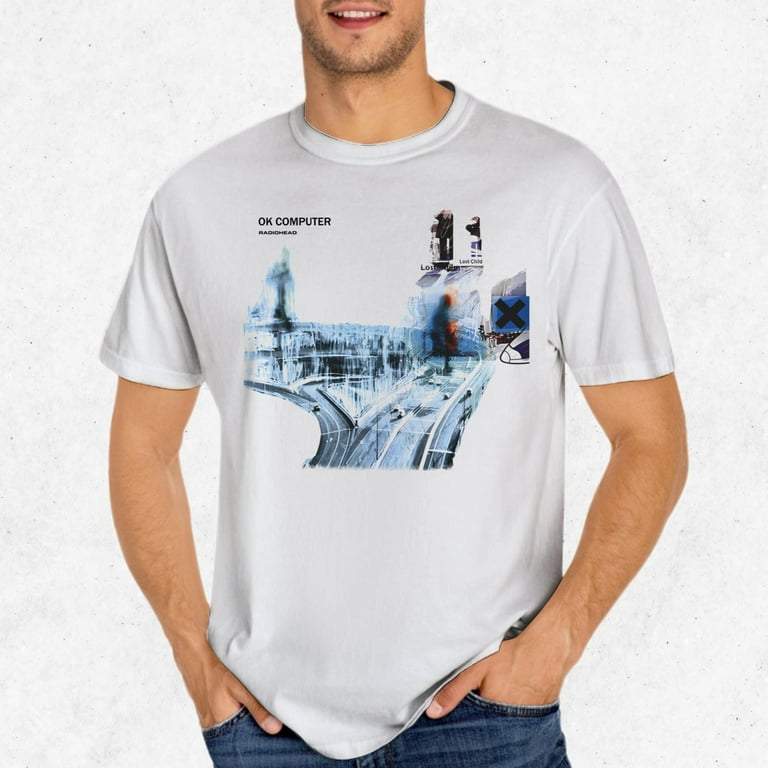 Radiohead OK Computer Retro Album Art T-Shirt Unisex All Size