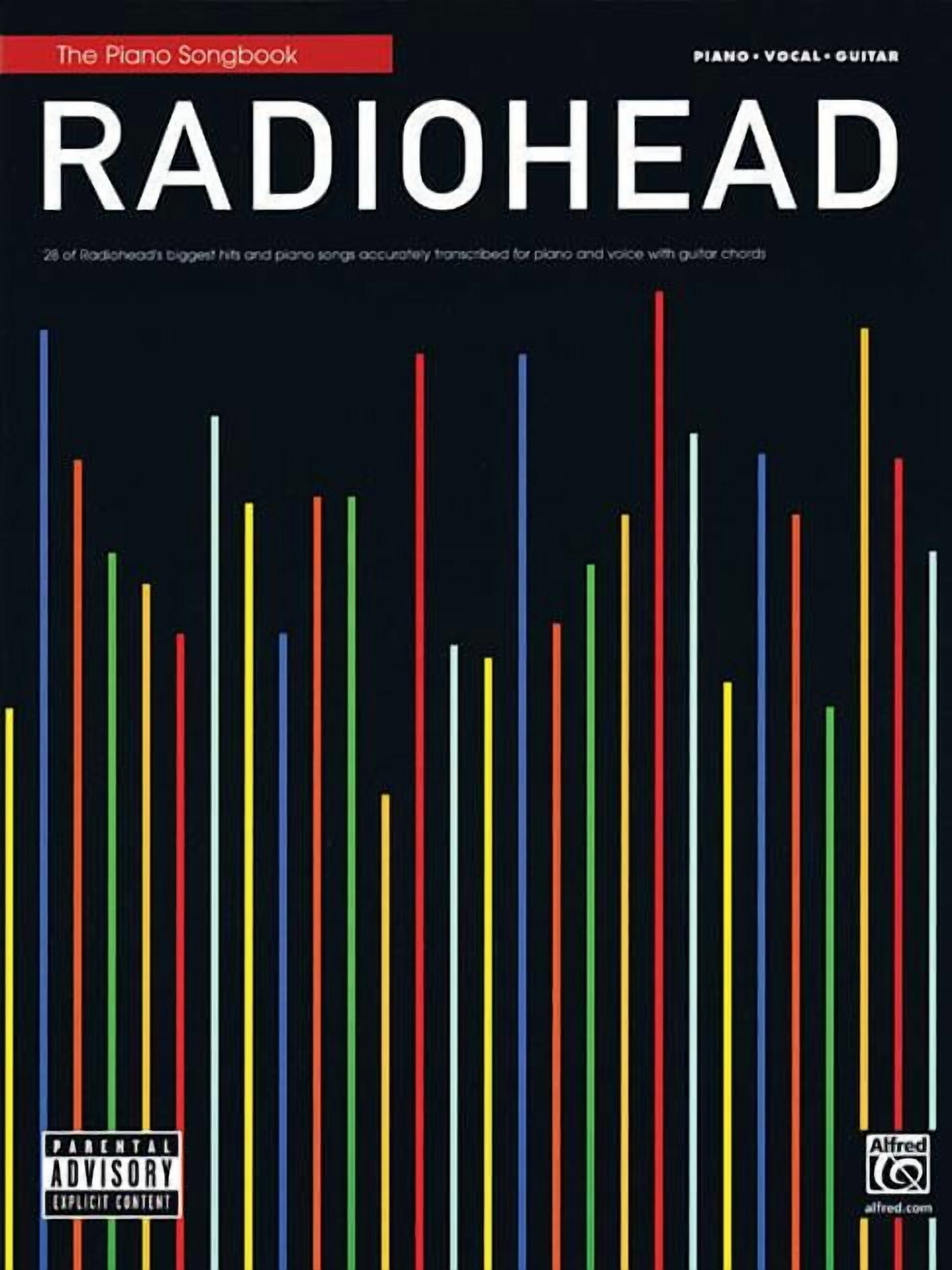 Radiohead Piano/Vocal/Guitar Songbook 28 Songs Transcribed for Piano Sheet Music Book Includes Creep Karma Police Parano, (Paperback)