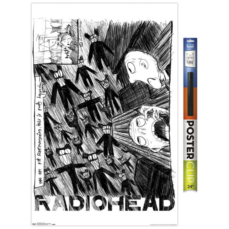 Amazon.com: Trends International Radiohead - Scribble Wall