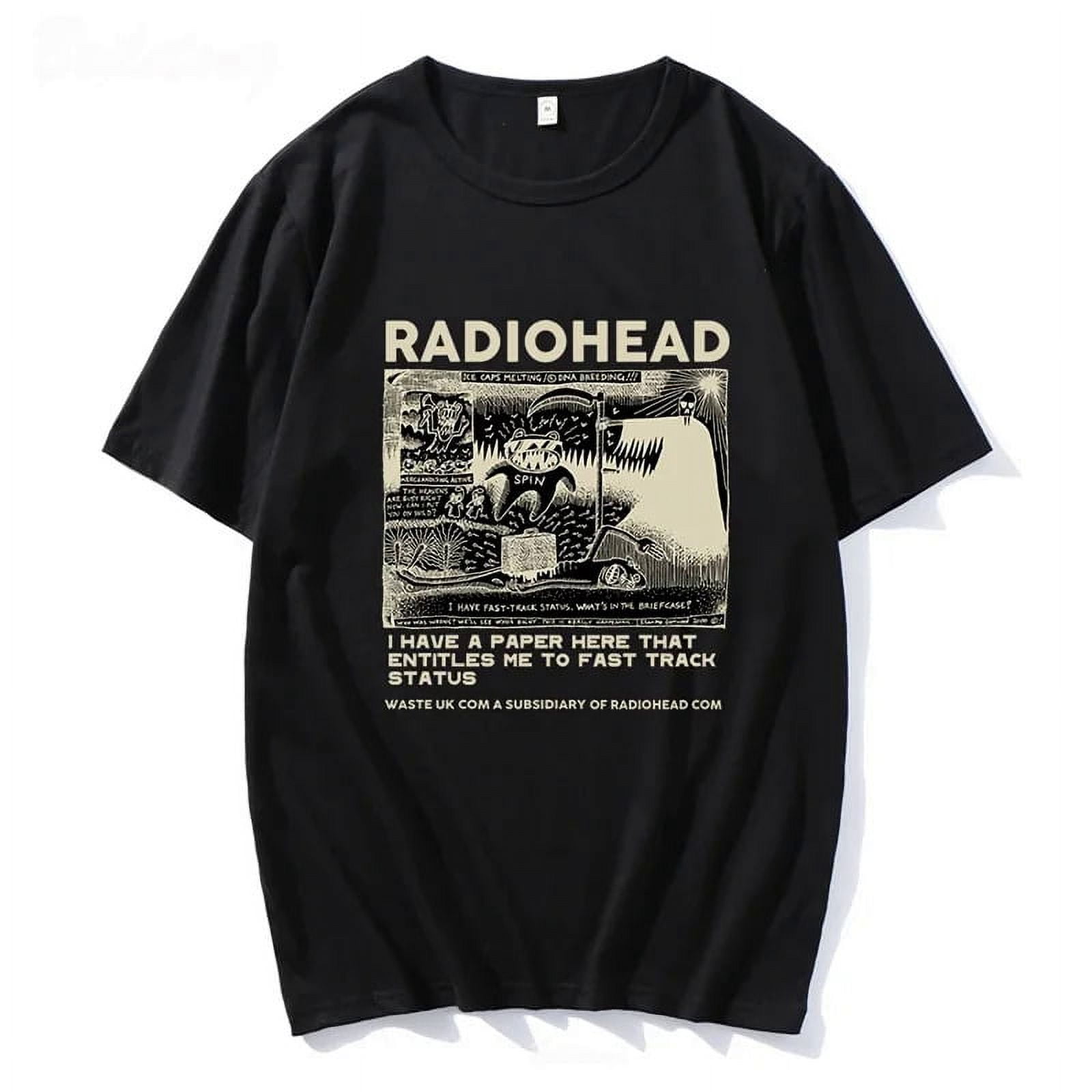 Radiohead T Shirt Men Vintage Classic T-Shirt - Walmart.com