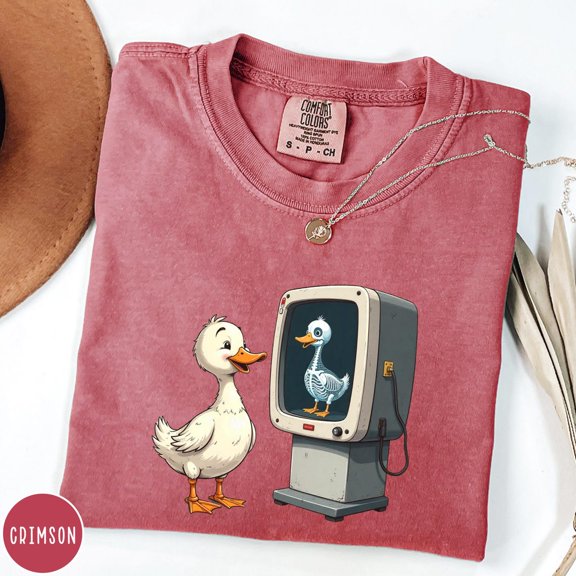 Radiologic Technologist Funny Rad Tech Goose Radiology Crewneck Minimalist Medical Gift Radiologist V2 T-Shirt