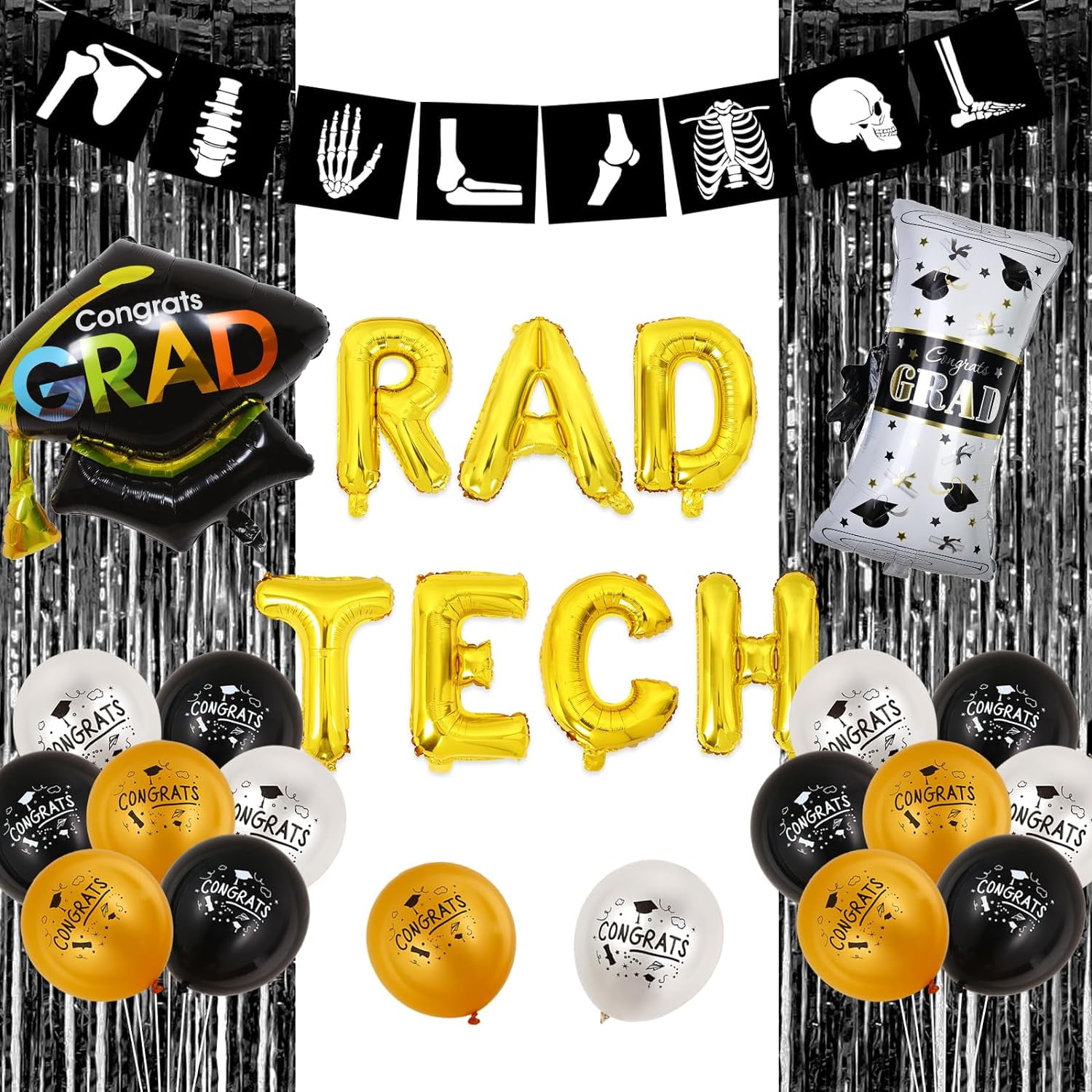 Radiologist Graduation Decorations Radiology Banner Garland Congrats