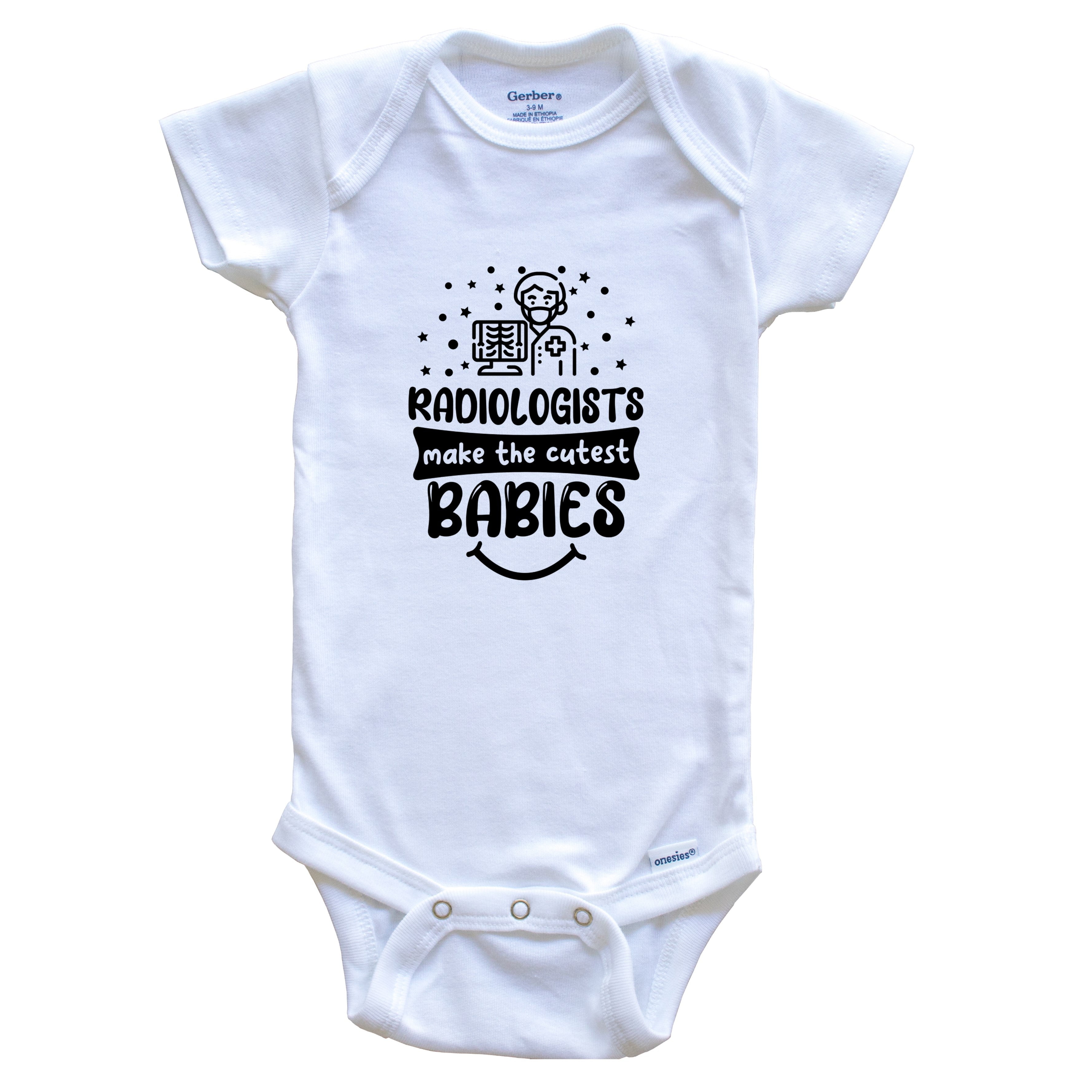 Radiologists Make The Cutest Babies Funny Radiology One Piece Baby Bodysuit