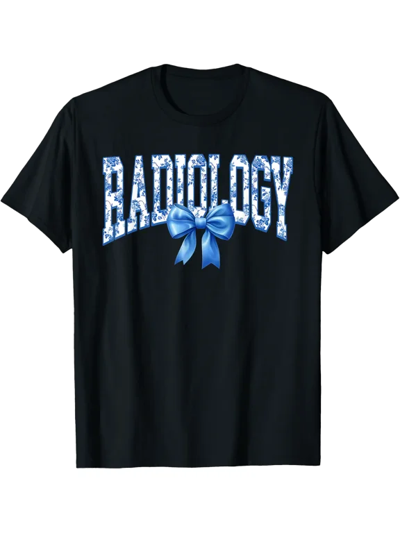 Radiology Coquette Bow X Ray Tech Graduation T Shirt Size S-5XL