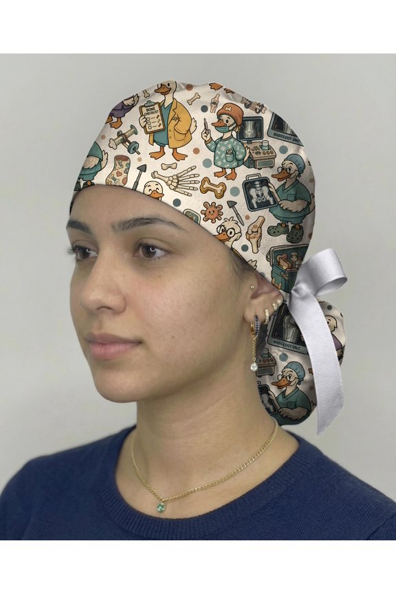 Radiology Goose Scrub Cap, X Ray Tech Scrub Hat, Funny Radiology Technician Cap, Orthopedic Medical Scrub Cap Gift