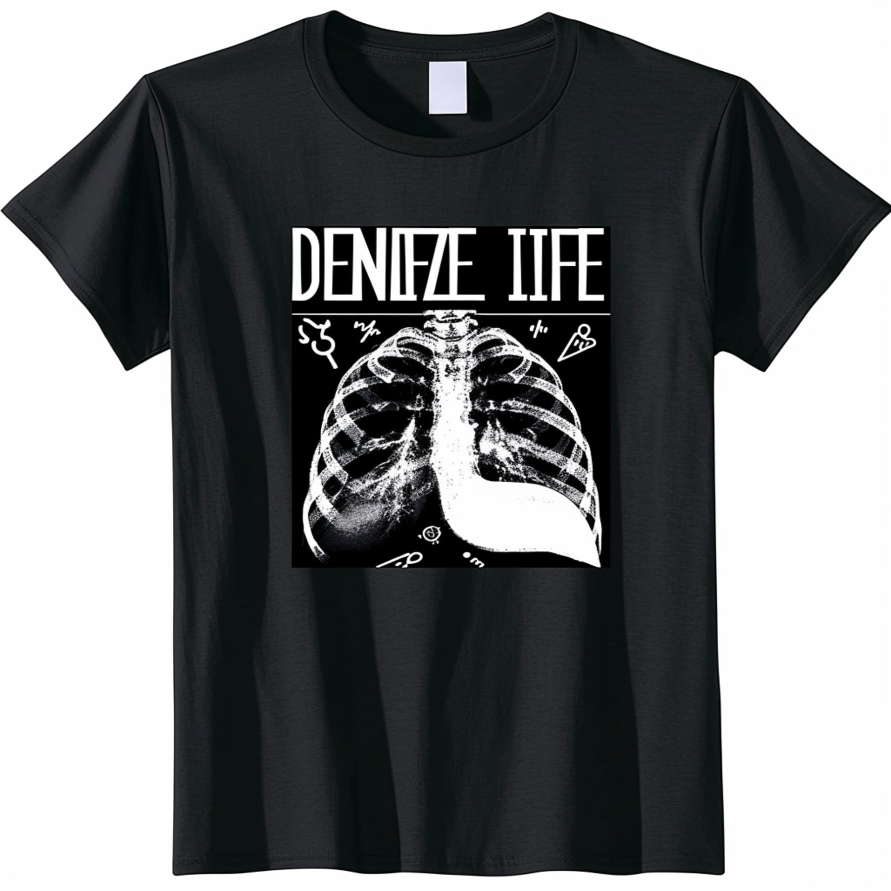 Radiology Life: Cute XRay Design Black TShirt with Chest Radiography ...