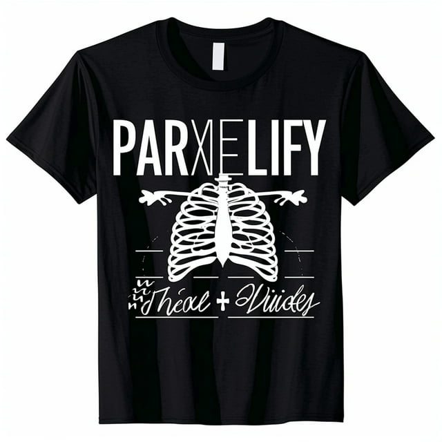 Radiology Life Tee Xray & Chest Radiography Design Cute Black Shirt