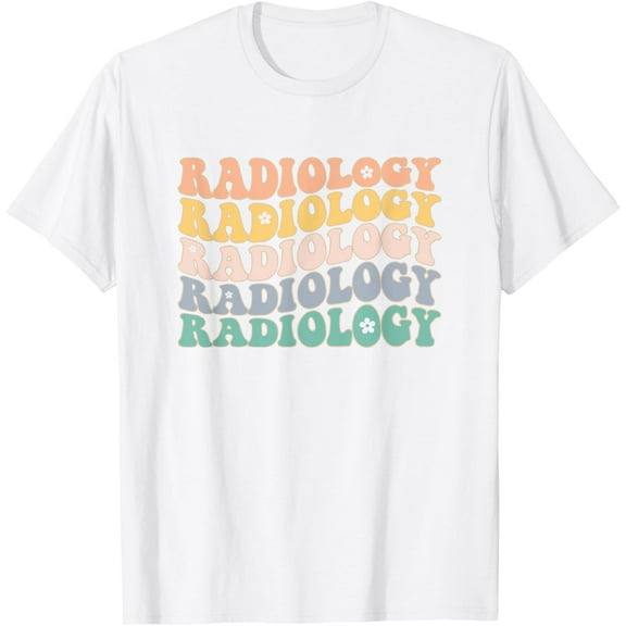 Radiology Radiologic Technologist Xray Tech T-ShirtMen and women, White T-shirt, size: Extra large