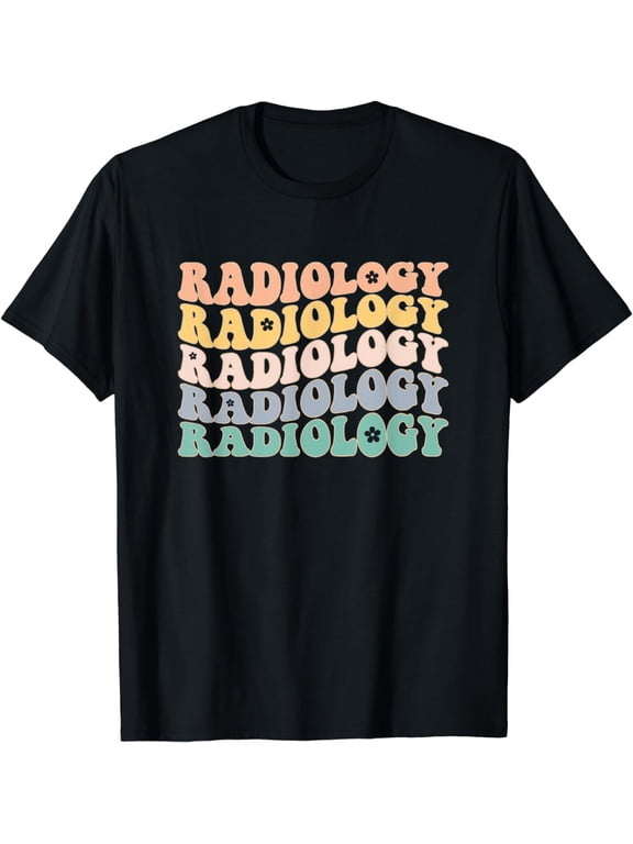 Radiology Radiologic Technologist Xray Tech T-ShirtMen and women, Black T-shirt, size: Extra large
