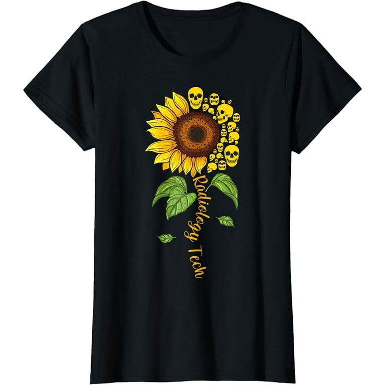Rad Tech Sunflower Tshirt - Funny Rad Tech Gift Rad Tech Sunflower Tshirt - Funny Rad Tech Gift
