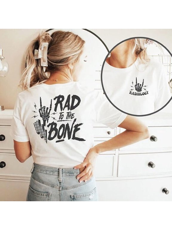 Radiology X Ray Tech Back Design Healthcare T-Shirt All Size S-5XL
