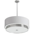 thumbnail image 1 of Radionic Hi Tech PEN-LAR-204LP-SC-RHT Larkin 4 Light Large Pendant With White Linen Drum Shade, 1 of 1