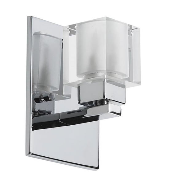 Radionic Hi Tech SC-83891A-PC-RHT New Era 1 Light Wall Scone With Polished Chrome