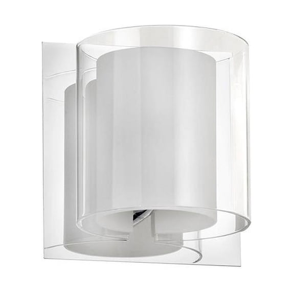 Radionic Hi Tech SC-V311-1W-PC-RHT Orly 1 Light Scone With Clear & Frosted White Glass