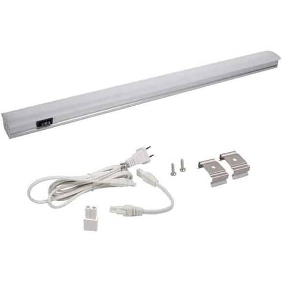 Radionic Hi Tech ZXX515-HL-CW-9, 19 inch LED Linkable, High/Low/Off Switch, 4500K (Cool White), 90+ CRI, UL Approved Under Cabinet Light Fixture, Ideal for Kitchen, Utility & Workareas