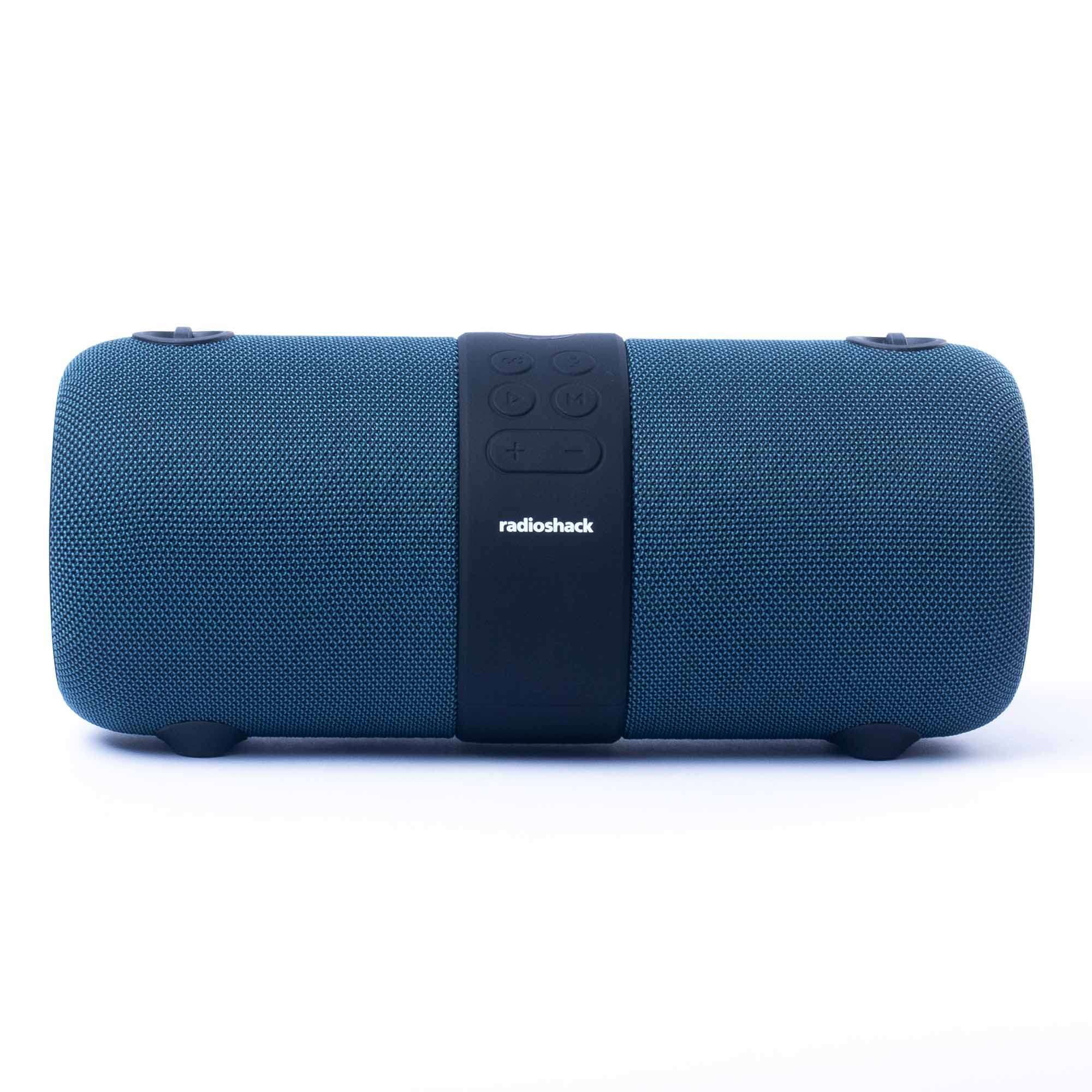 Radioshack Bluetooth Speaker RGB Light 14W IPX6 TWS Mic 3600MAH Blue