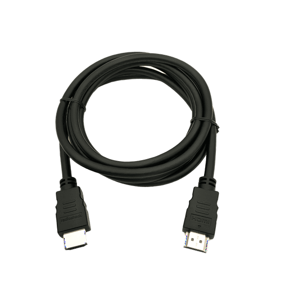 Radioshack HDMI 2.1 MALE TO MALE ROUND BLACK 8K ETHERNET CABLE 6FT