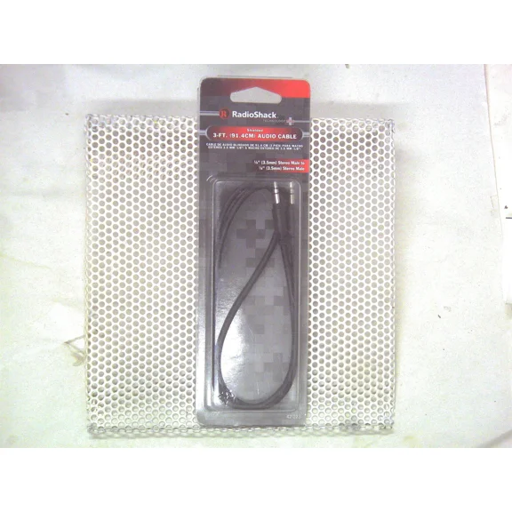 Radioshack Shielded 3.5 Stereo Male To 3.5 Mm Stereo Male Audio Cable 42-223