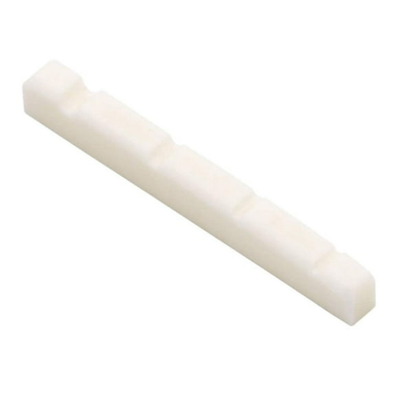 Radirus Bass Nut - Durable Cattle Bone White Nut 38mm Replacement for 4-string Electric Bass Guitar
