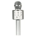 thumbnail image 1 of Radirus Handheld Microphone, Professional BT Wireless Karaoke Speaker, Silver, 1 of 7