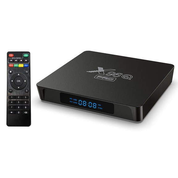 Radirus Internet TV set-top box,Smart Android 10.0 X96Q PRO H313 Quad-core UHD 4K Allwinner 100M LAN Remote WiFi Quad-core H.265 Internet TV set-top Nebublu Internet TV Abody TV set-top box