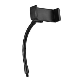 Radirus Phone Holder Stand, Foldable Clamp with 1/4 Screw Mounting, LED Ring Light Mount