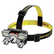 Radirus Ultra Bright Headlamp, USB Rechargeable Head LED Lamp for Running Walkin