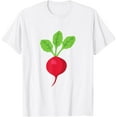 thumbnail image 1 of Radish T-ShirtArtAttackMen's and women's pure cotton short-sleeved shirts, 1 of 7