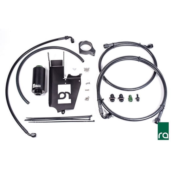 Radium Fuel Hanger Plumbing Kit Stainless Filter for 2003-07 Mitsubishi Evo 8/9