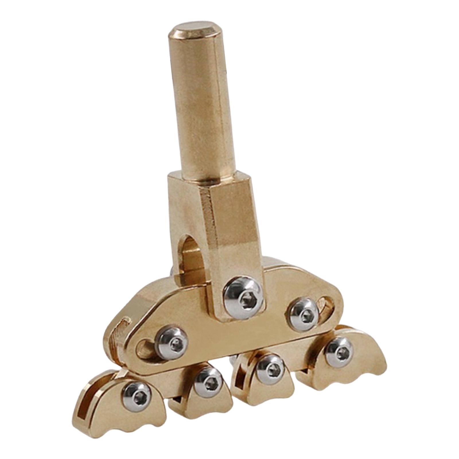 Radius Adaptive Guitar Fret Press Sturdy Brass Tool with 9.5mm Shank for Curved Fingerboards DIY Guitar Repair