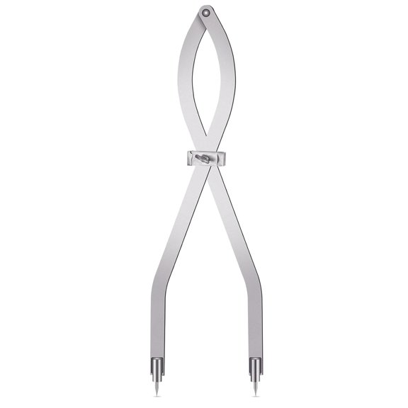 Radius Divider Tool - 24 Inch Insulation Tools Metalworking Drawing Woodworking Scribers Resharpenable and Replaced Points for Normal Sheet Metal Fabrication Layout Divider(1 Pcs)