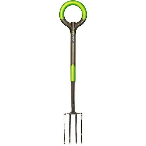 Radius Garden 204 PRO Stainless Steel Border Fork, Original Green