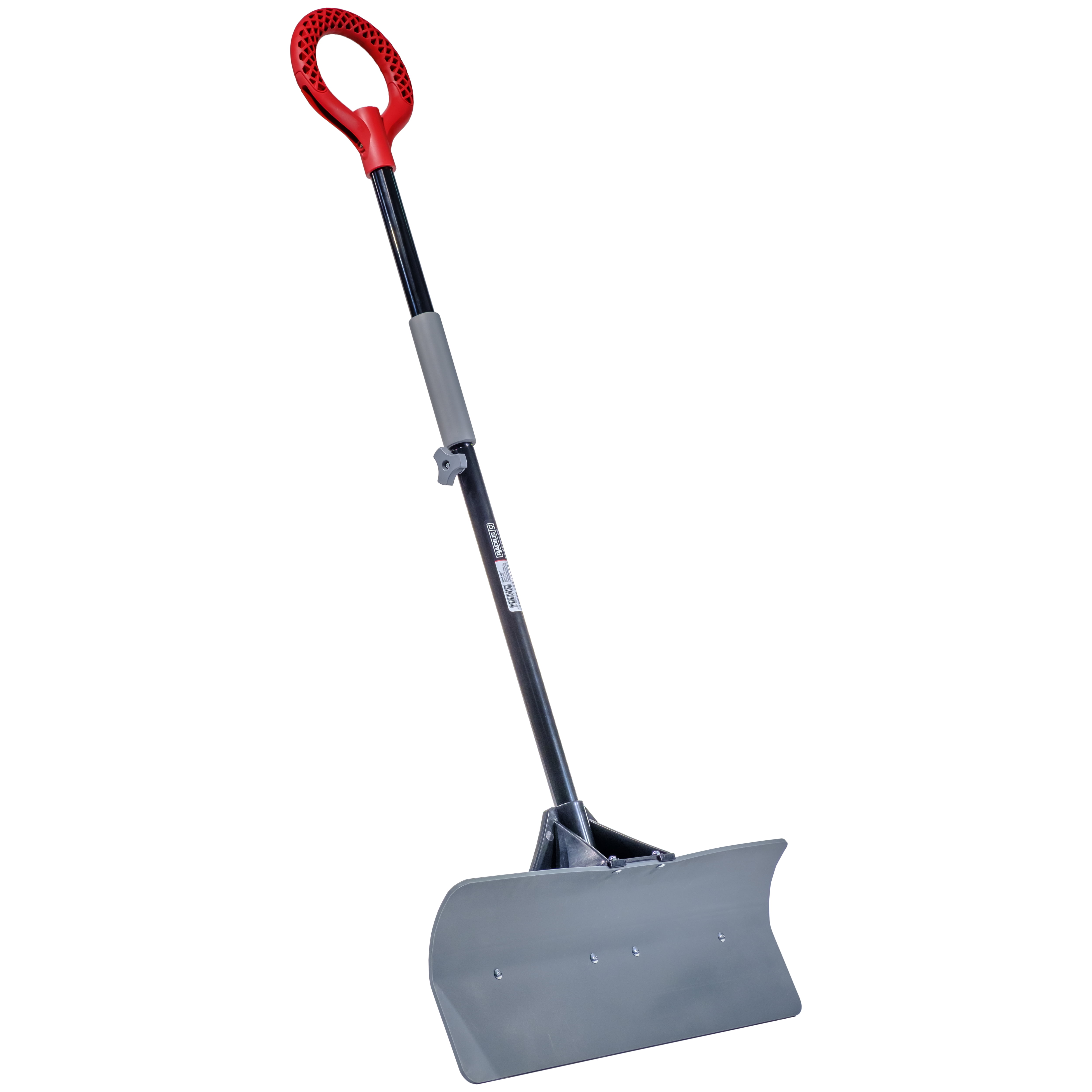 Radius Garden 90311 24" Heavy Duty Lightweight Snow Plow Shovel, Solid Grey