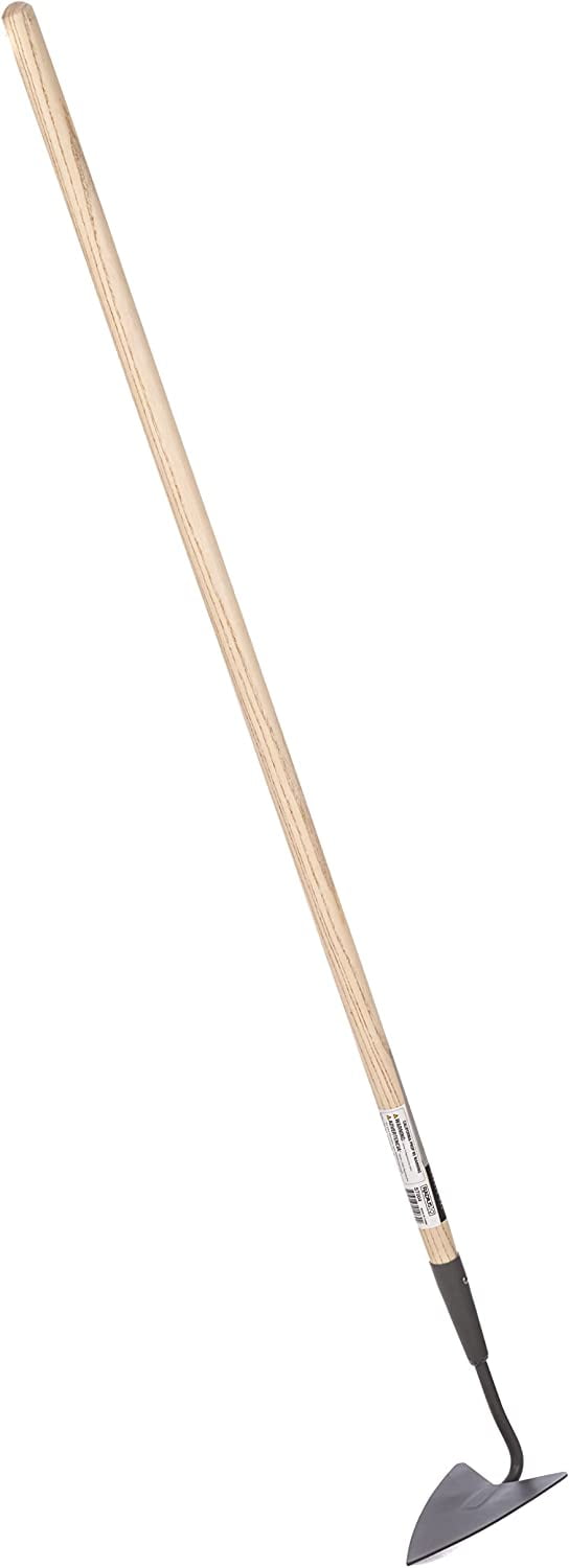 Radius Garden Premium 55-Inch Long Handle Warren Hoe, Wood Shaft, Metal ...