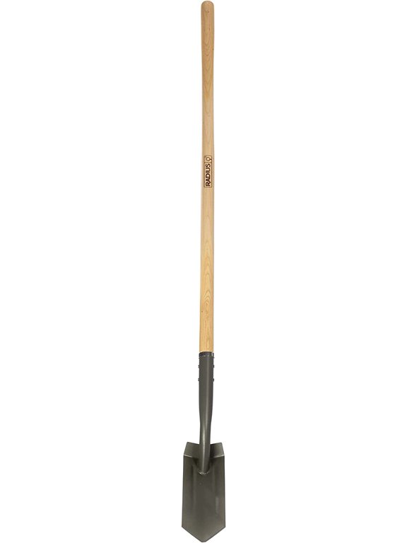 Trench Spade - Long Handle, Wood