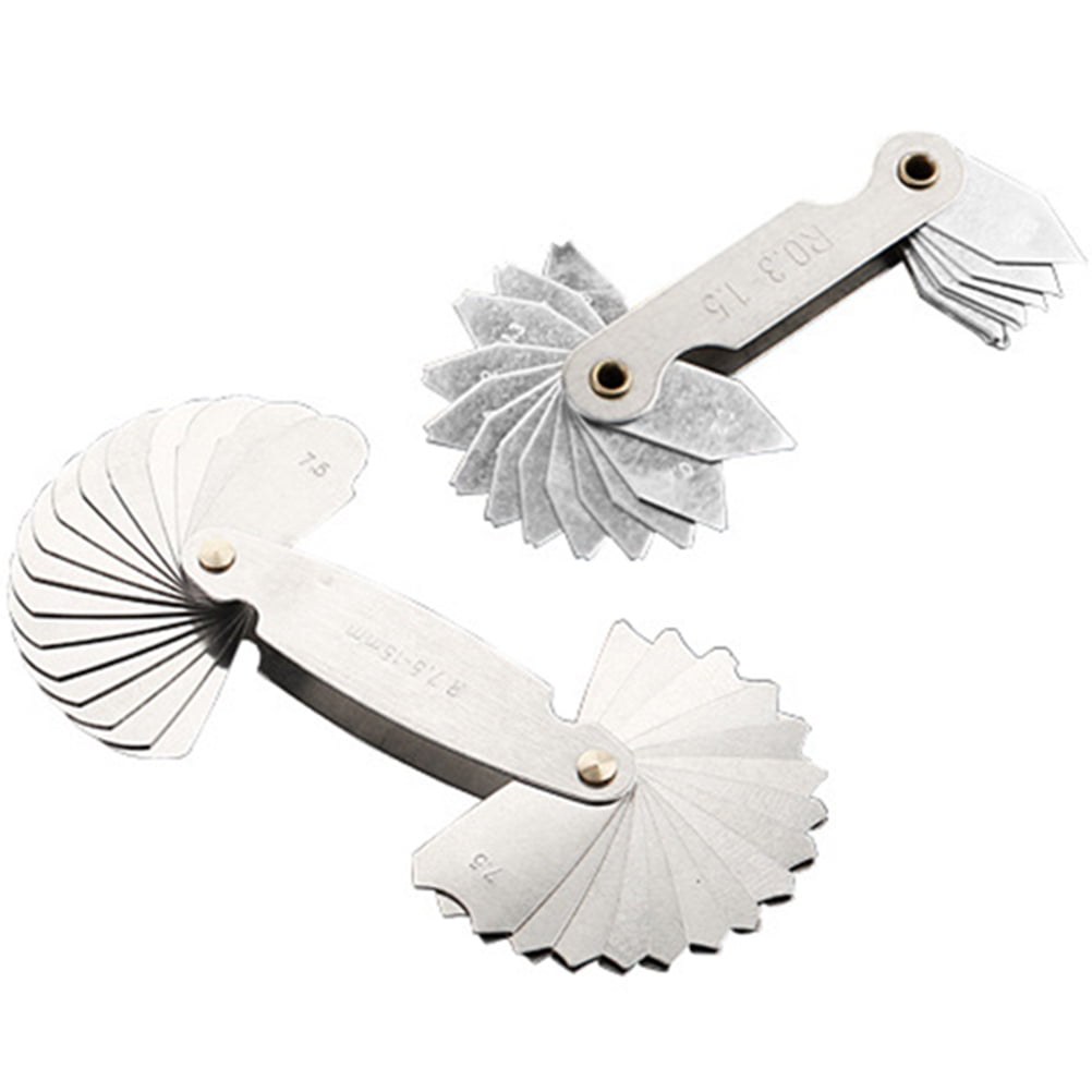 Radius Gauge and Fillet Anti Rust Measuring Tools & Scales Concave Arc