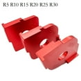 thumbnail image 1 of Radius Jig Router Templates Corner Aluminium Alloy Router Bit R5 R10 R15 R20 R30 3Pcs, 1 of 8
