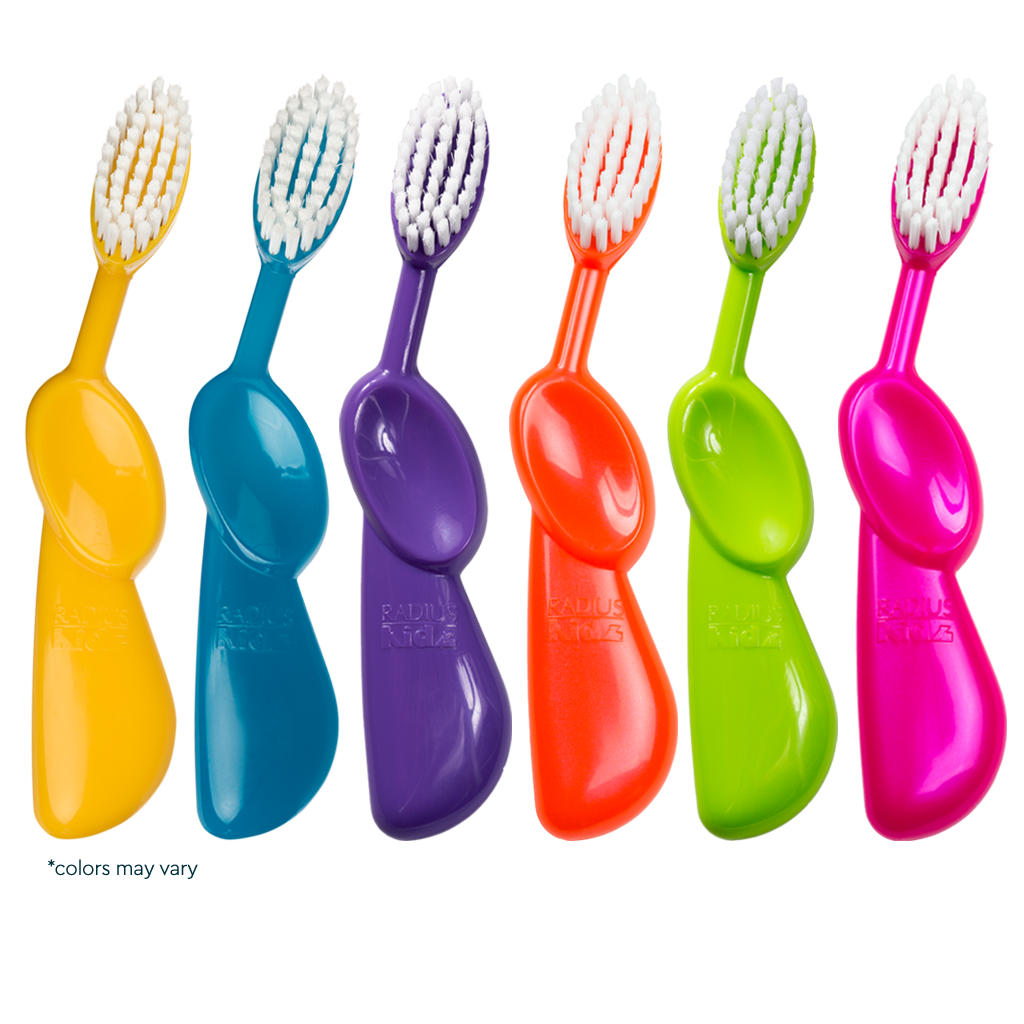 Radius Kidz Toothbrush (Soft Bristles) 1 Toothbrush Case of 6
