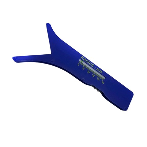 Radius Measuring Ruler from 0-50mm for Engineering Drafting Furniture Making