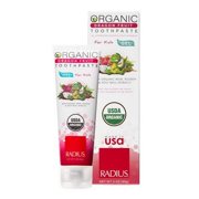Radius Organic Gel Toothpaste, Clove Cardamom, 3 Oz, 3 Pack