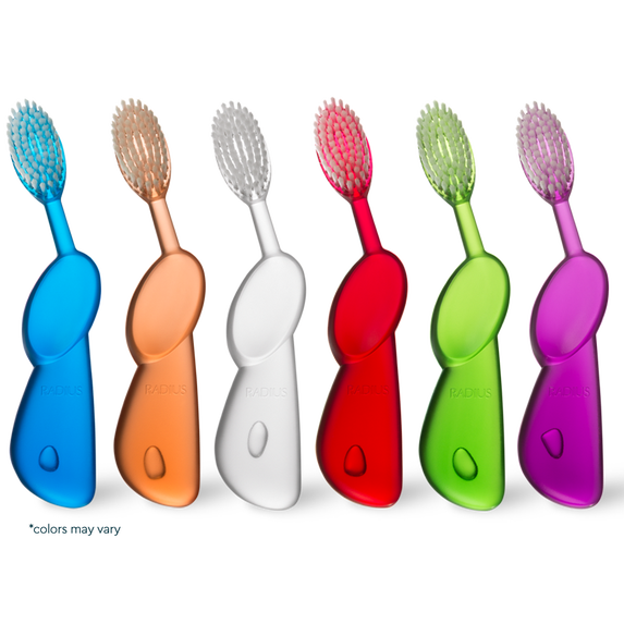 Radius Adult Big Toothbrush -Soft Left Hand 1 Brush