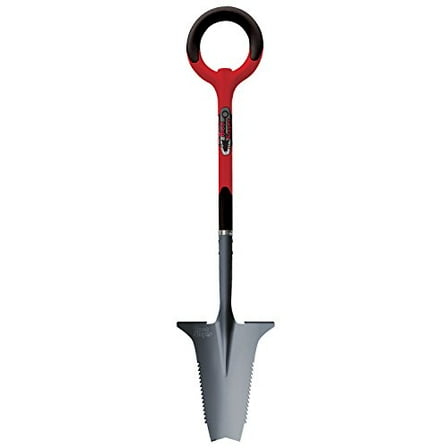 Radius Garden Root Slayer Shovel - Polypropylene Handle, Red - 44.5" x 10.5"