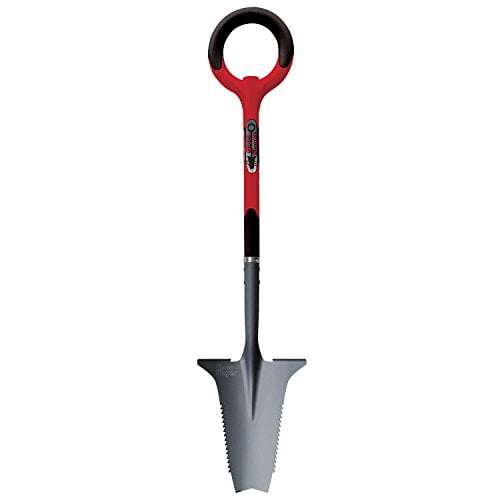 Radius Garden Root Slayer Shovel - Polypropylene Handle, Red - 44.5" x 10.5"