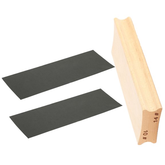 Radius Sanding Blocks Guitar Fret Leveling Maple Polished Paper Sanding Block Fingerboard Repair Paper Pad Sheet Cushion
