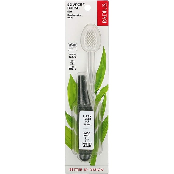 Radius Source Toothbrush - Soft (1 tooth brush, color may vary)