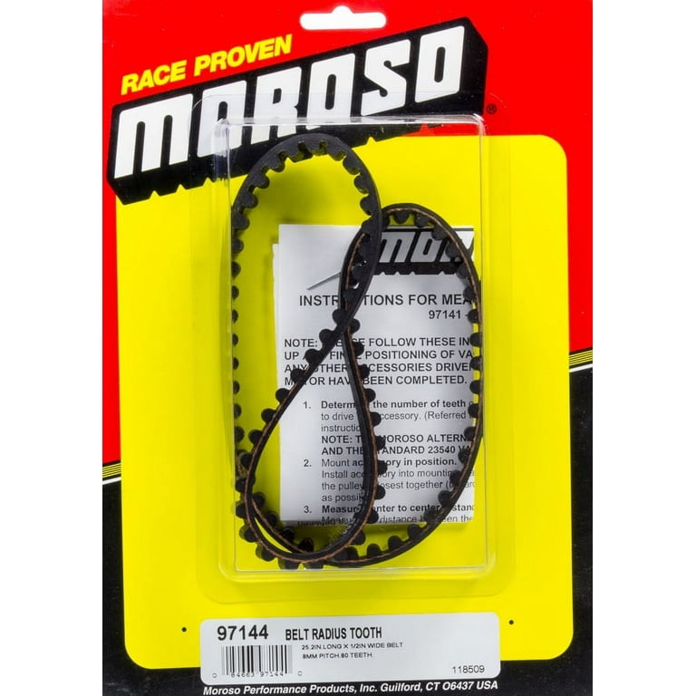 Moroso Radius Tooth Drive Belt 25.2 Moroso Radius Tooth Drive Belt 25.2