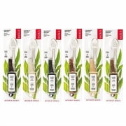 RADIUS Source Toothbrush with Replaceable Brush Head ADA Accepted Improve Gum Health & Reduce Issues - Medium - Assorted Colors - Pack of 6