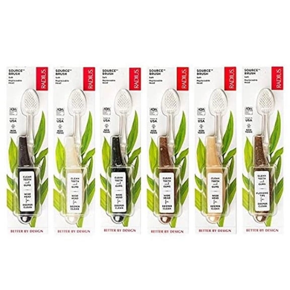 Radius 792090 Toothbrush Source with Replaceable Head Soft - Pack of 6
